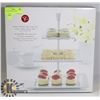 Image 1 : 3 - TIERED SERVING TRAY