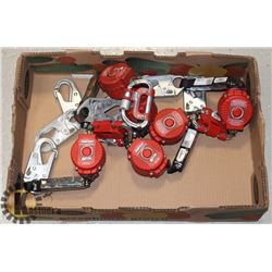 FLAT OF FALL SAFETY EQUIPMENT