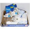Image 1 : FLAT OF 100%LATEX DISPOSABLE GLOVES AND ICE PACKS