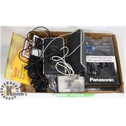 NEW PANASONIC FLEXIBLE MICROPHONE AND LOGTICH SPEAKER