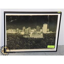 1974 WEBER EDMONTON PRINT SKYLINE # 22 OUT OF 77