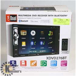 CAR DUAL MULTIMEDIA DVD RECEIVER WITH BLUETOOTH