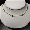 Image 1 : SILVER EMERALD(4.5CT)  NECKLACE