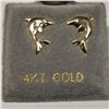 Image 1 : 14K YELLOW GOLD  EARRINGS, MADE IN CANADA