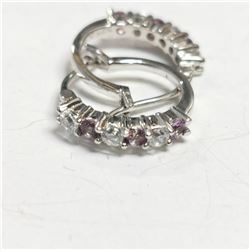 SIMULATION ALEXANDRITE  EARRINGS