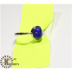 NATURAL  LAPIS LAZULI WOMEN RING ADJUSTABLE SIZE