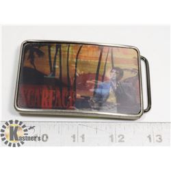 SCARFACE BELT BUCKLE.