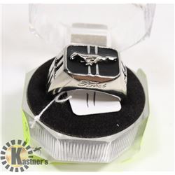 925 STERLING SILVER FORD MUSTANG MENS