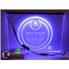 Image 1 : 12" X 16" LIGHTED NEON EDMONTON OILERS