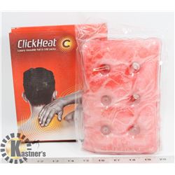 NEW CLICK HEAT LUXURY REUSABLE HOT & COLD PACKS