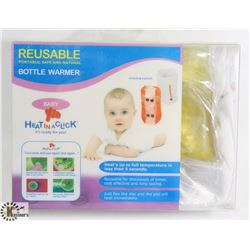 HEAT IN A CLICK REUSABLE BOTTLE WARMER