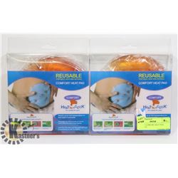 LOT OF 2 COMFORT HEAT PAD, REUSABLE