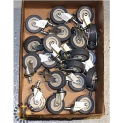 BOX OF 20 SWIVEL CASTORS