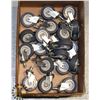 Image 1 : BOX OF 20 SWIVEL CASTORS