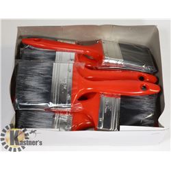 3" PAINT BRUSHES. BRAND NEW 10PCS IN BOX