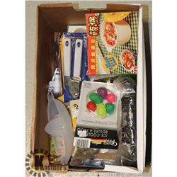 KITCHEN ITEMS. JUICER, EGG SLICERS, GARLIC PRESS,