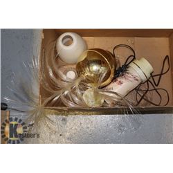 LOT OF TWO FIBEROPTIC LIGHT TABLE DISPLAY