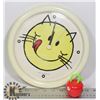 Image 1 : 1979 HELLO KITTY CLOCK W/VINTAGE HAPPYMEAL TOY