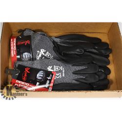 5 NEW PAIRS OF NINJA X4 GLOVES