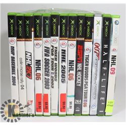 LOT OF XBOX GAMES