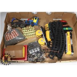 FLAT OF MODEL TRAINS AND ACCESSORIES