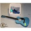 Image 1 : BLUE GUITAR W/ TAMBOURINE, MORROCOS AND OTHER