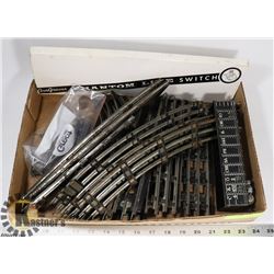 FLAT OF MODEL TRAIN TRACKS AND MORE