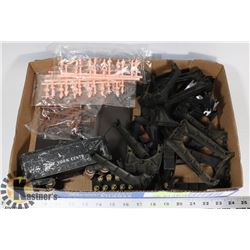 FLAT OF MODEL TRAINS AND ACCESSORIES