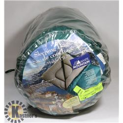 SLEEPING BAG. APPROXIMATELY 182CM X  84CM