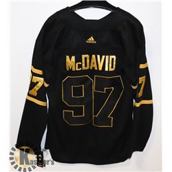 NEW OILERS MCDAVID GOLD EDITION JERSEY XL