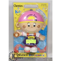 CHEERIO KIDS CEREAL DISPENSER.