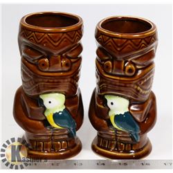 TWO EARLS NOVELTY TIKI CUPS