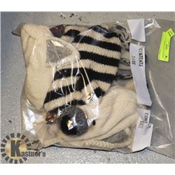 LOT OF 3 ANIMAL FACE TOQUES