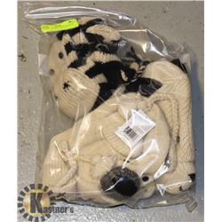 LOT OF 3 ANIMAL FACE TOQUES