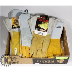 FLAT OF WELDING GLOVES