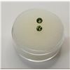 Image 1 : 4)  LOT OF 2 NATURAL ROUND PERIDOT