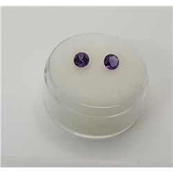 5)  LOT OF 2 MATCHED ROUND NATURAL