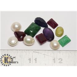 #90-RUBY/AMETHYST/PEARL/SAPPHIRE, EMERALD 93.0CT