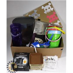 FLAT OF ASSORTED HOUSEHOLD