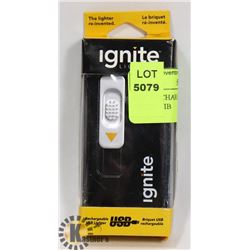 NEW RECHARGEABLE USB LIGHTER IGNITE NIB