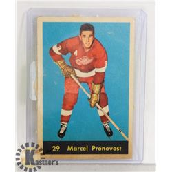MARCEL PRONOVOST 1960-61 PARKHURST CARD RED WINGS