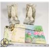 Image 1 : PRAYING HANDS MARBLE BOOKENDS COMES WITH