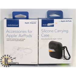 APPLE AIRPODS SILICONE CASE & ACCESSORIES SET