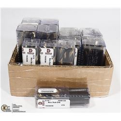 FLAT OF 12  ASSORTED SIZES HEAVY DUTY DRILL BITS