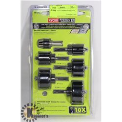 RYOBI 6 PIECE CARBON HOLE SAW SET