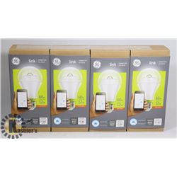 BUNDLE OF 4 NEW GE LINK CONNECTED LED BULBS