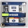 Image 1 : NEW WEIZER KEYED ENTRY DOOR HANDLE AND DEADBOLT