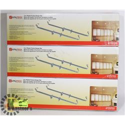 LOT OF 3 NEW UTILITECH 3" PLASTER FRAME HANGER