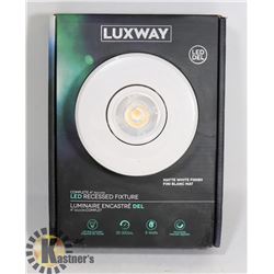 NEW LUXWAY COMPLETE 4" LED RECESSED FIXTURE