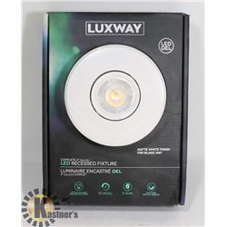 NEW LUXWAY COMPLETE 4" LED RECESSED FIXTURE